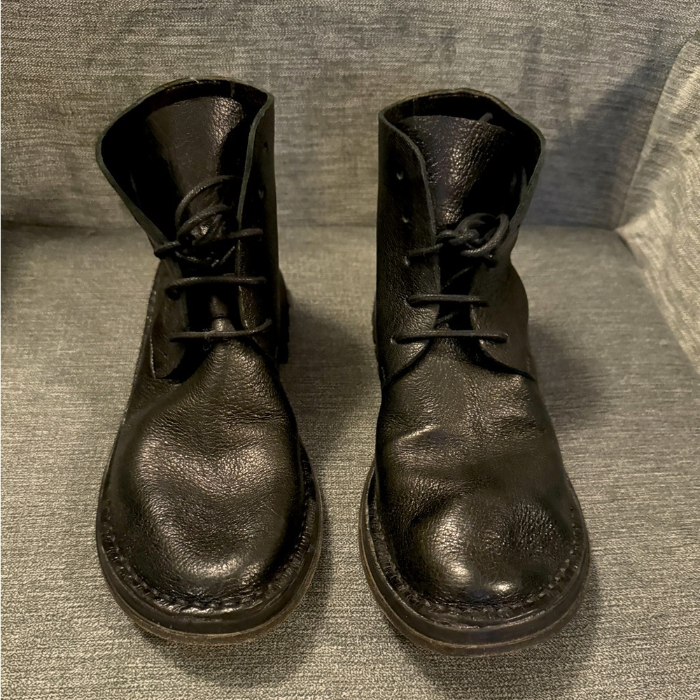 Marsell Italian Leather Ankle Lace Boot Size 37.5 EU/Italy, Size 7.5
